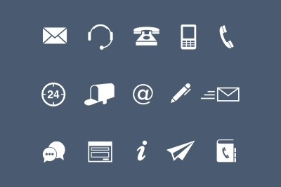 15 Contact Icons