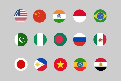 30 Country Flag Icons