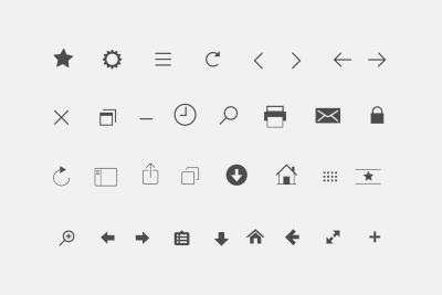 32 Browser Interface Icons