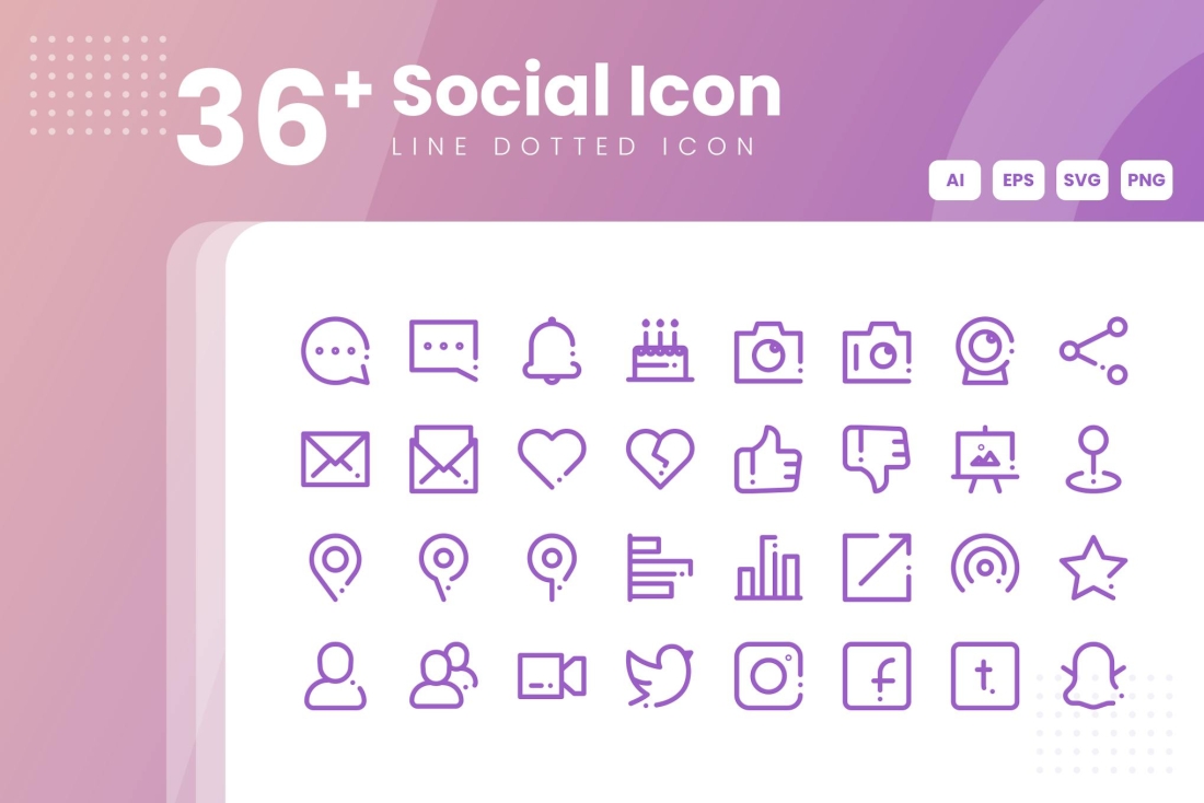 36+ Social Icon Collection