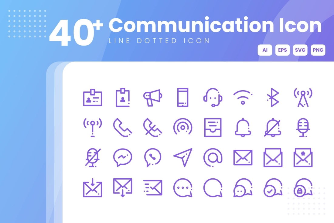 40+ Communication Icon Collection