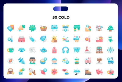 50 Cold Icons