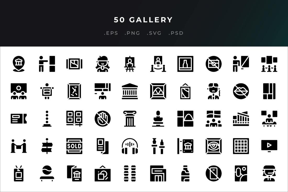50 Gallery Icons