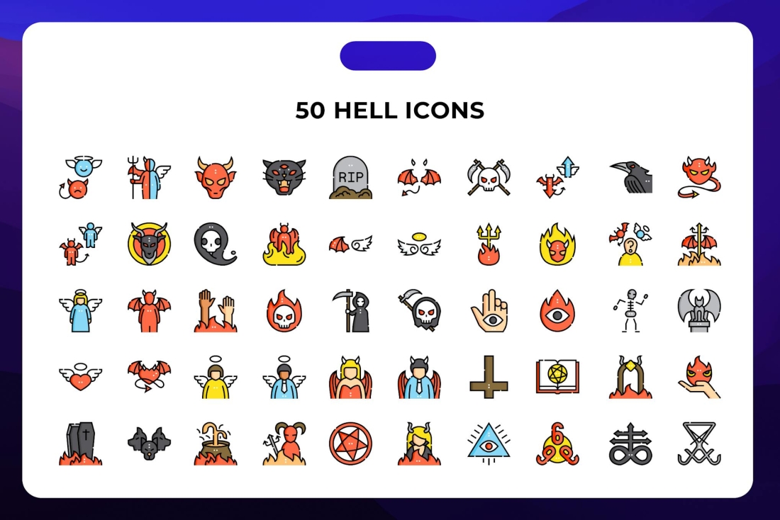 50 Hell Icons