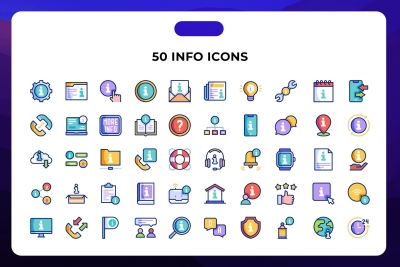 50 Info Icons