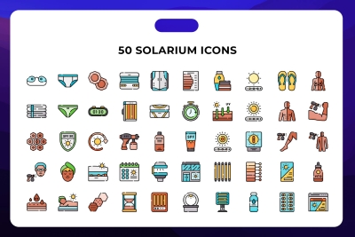 50 Solarium Icons