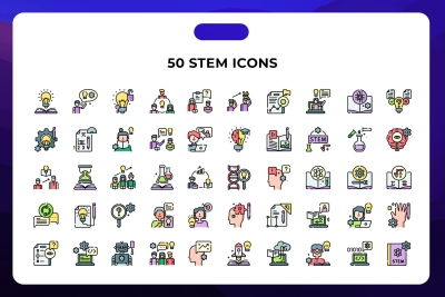 50 Stem Icons