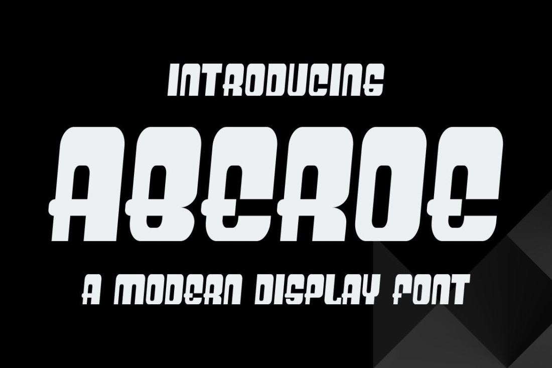 Aberoe - Logotype Display Font