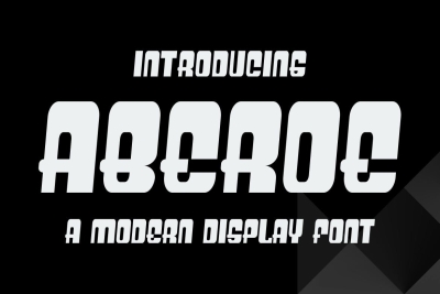 Aberoe - Logotype Display Font