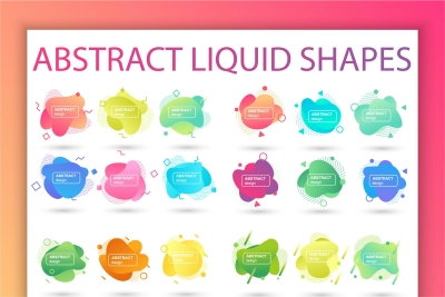 Abstract Liquid Shapes