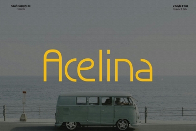Acelina – Monoline Sans Serif