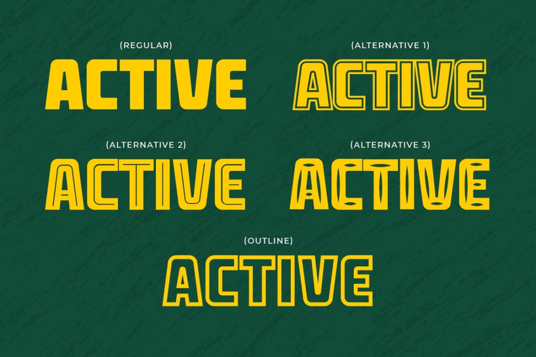 Active - Racing Sport Font
