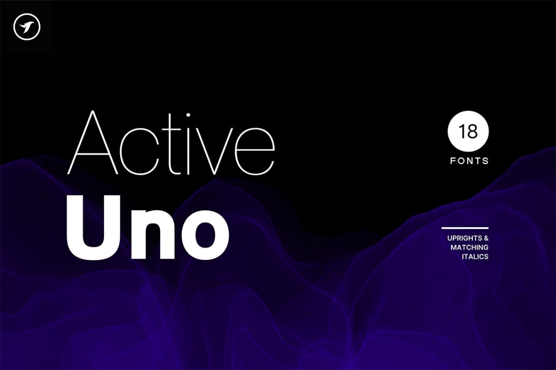 Active Uno - Modern Sans-Serif Font Family
