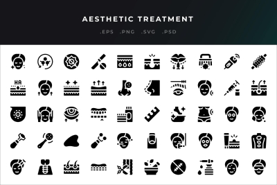 Aesthetic Treatment Icons