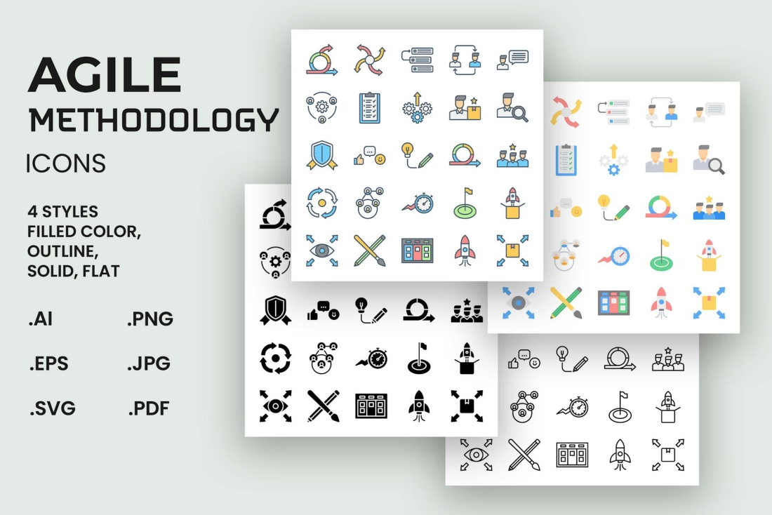 Agile Methodology Icons
