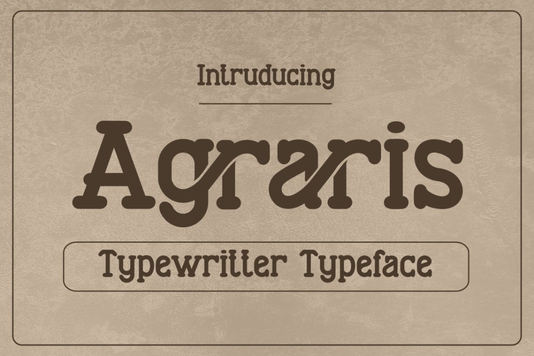Agraris Font