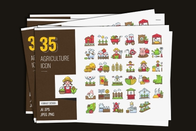 Agriculture Icon Design