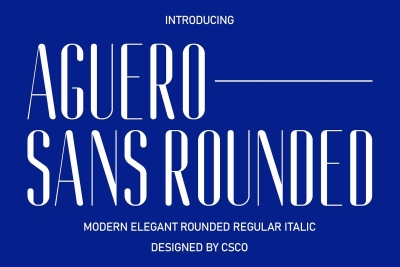 Aguero Sans Rounded