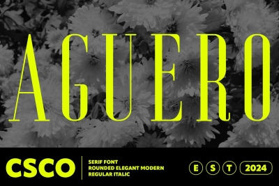 Aguero Serif Rounded