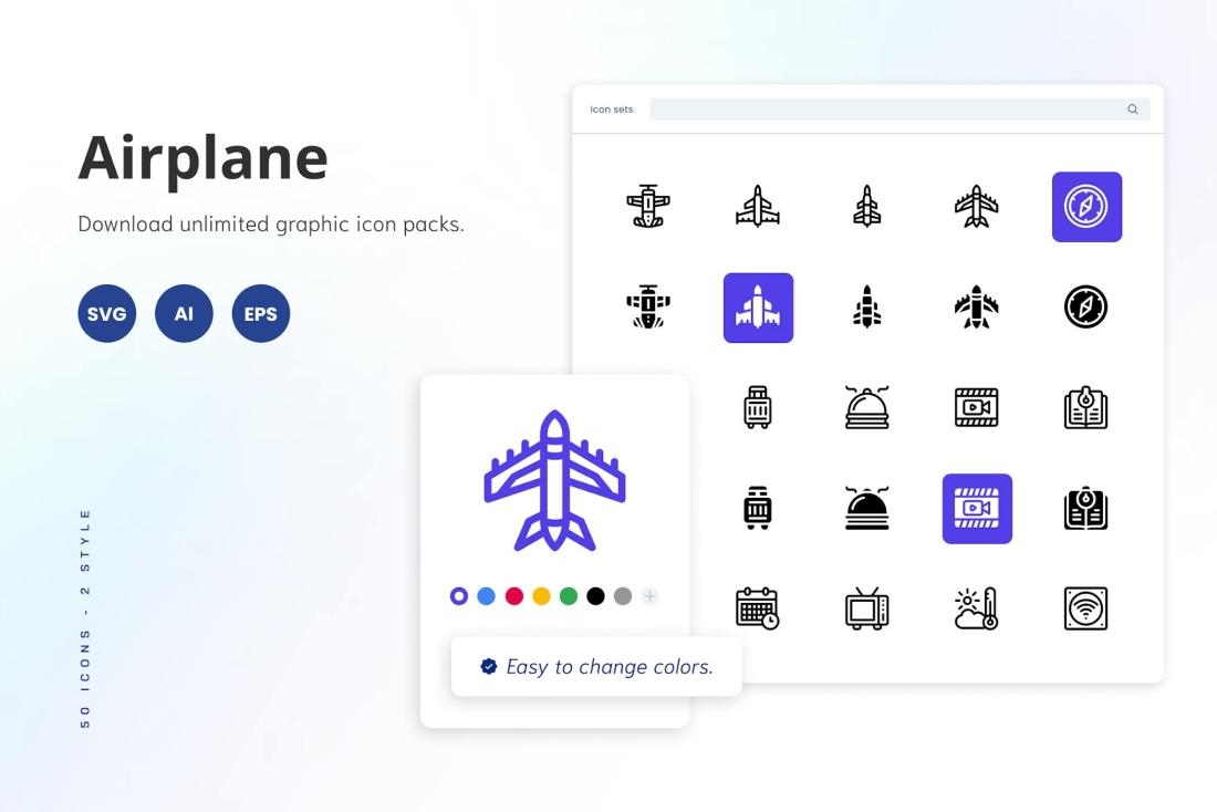 Airplane Icons