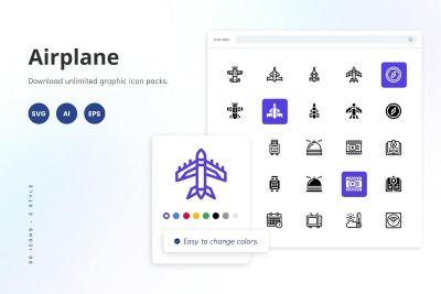 Airplane Icons