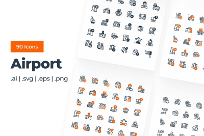 Airport Icon Set