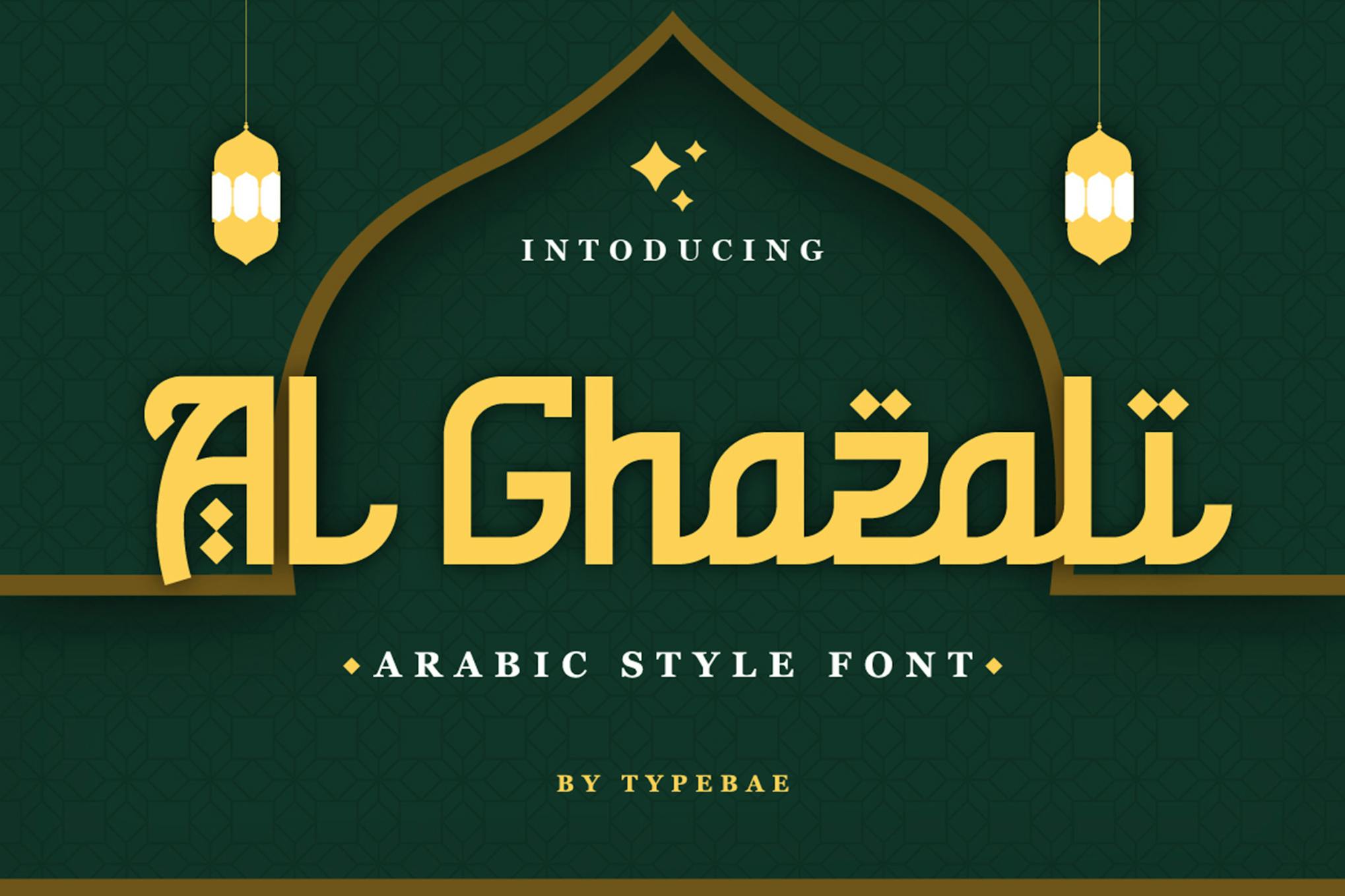 Al Ghazali – Arabic Style Font
