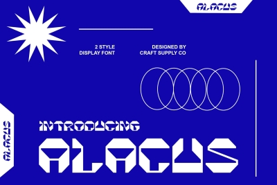 Alacus – Display Font
