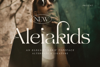 Aleiakids - An Elegant Serif Typeface