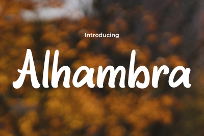 Alhambra - Vintage Handwritten Classic Font