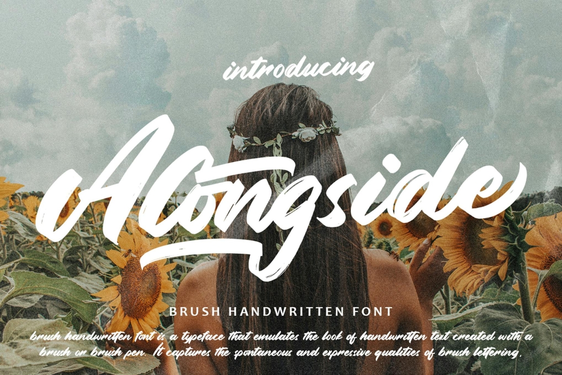 Alongside - Brush Handwritten Font