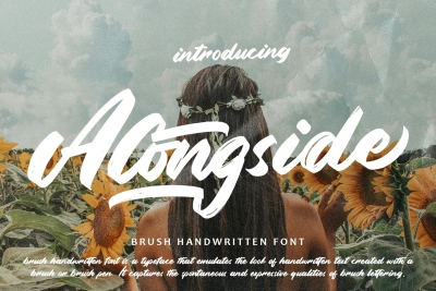 Alongside - Brush Handwritten Font