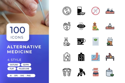 Alternative Medicine Icons