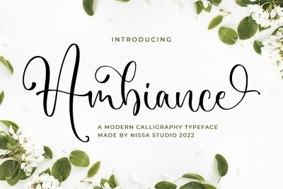 Ambiance - Wedding Font