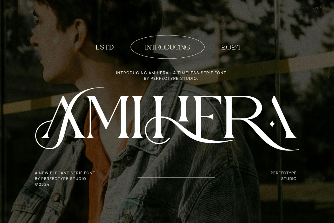 Amihera Elegant Serif Font Typeface