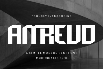Amreud - Logotype Display Font