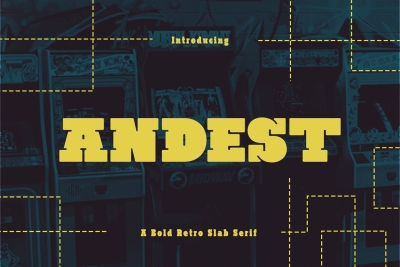 Andest - Retro Bold Slab Serif