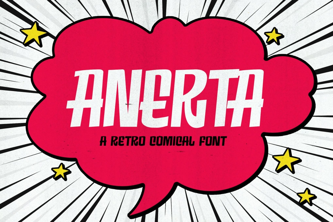 Anerta - Retro Comical Fonts