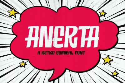 Anerta - Retro Comical Fonts