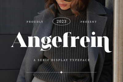 Angelfrein - A Serif Display Typeface