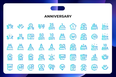 Anniversary Icons