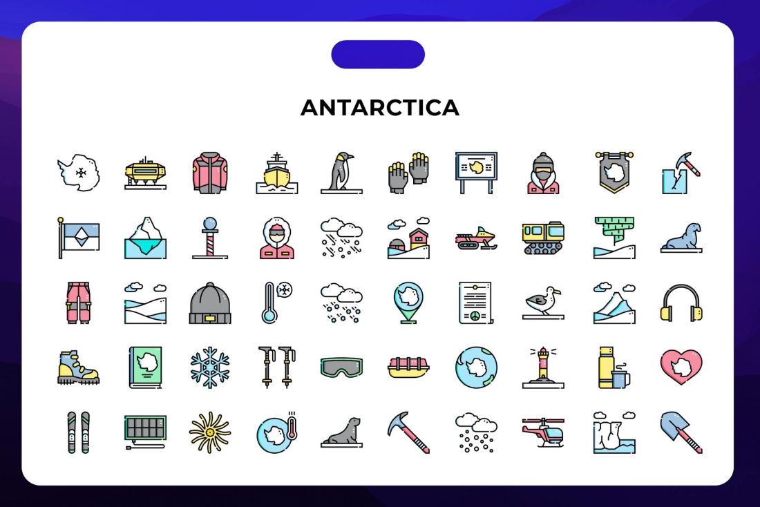 Antarctica Icons