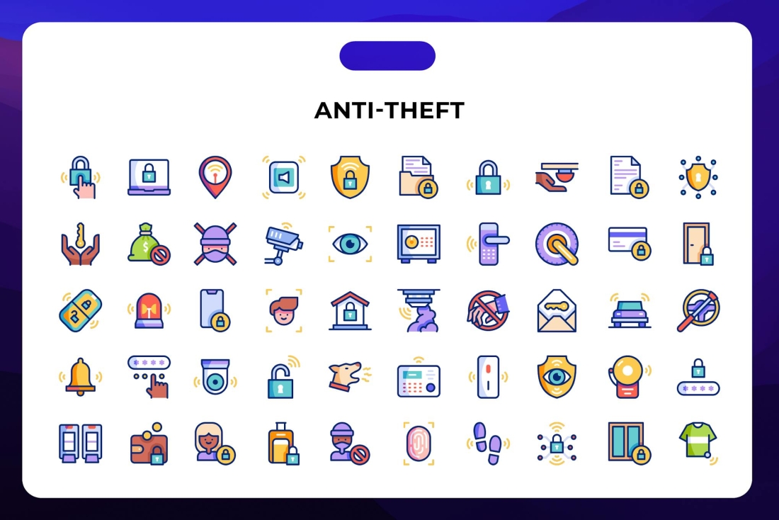 Anti-theft Icons