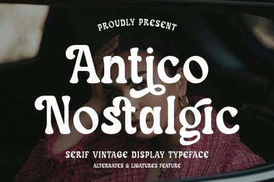 Antico Nostalgic - Serif Vintage Font
