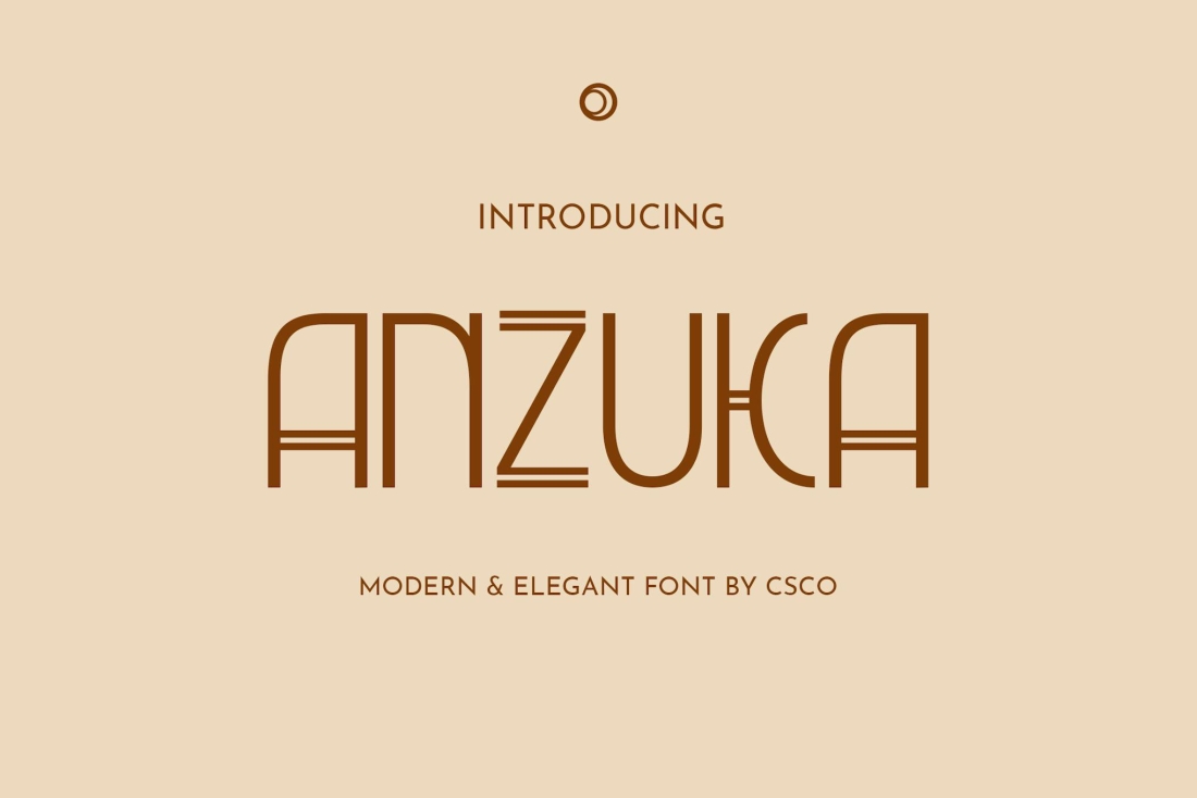 Anzuka – Modern Sans Serif