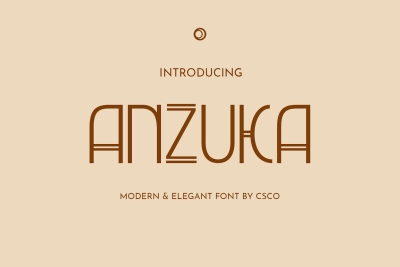 Anzuka – Modern Sans Serif