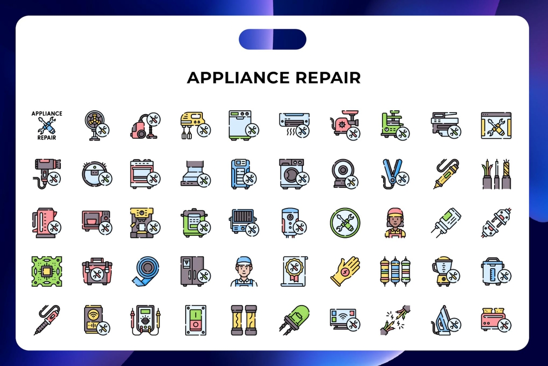 Appliance Repair Icons