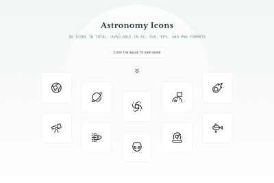 Astronomy Icons