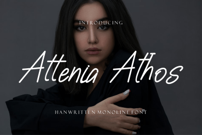 Attenia Athos Handwritten Font.