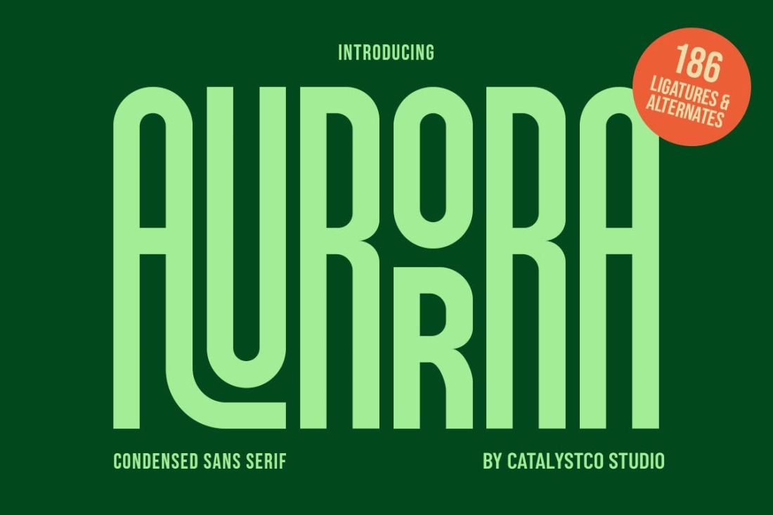 Aurorra - Condensed Sans Serif